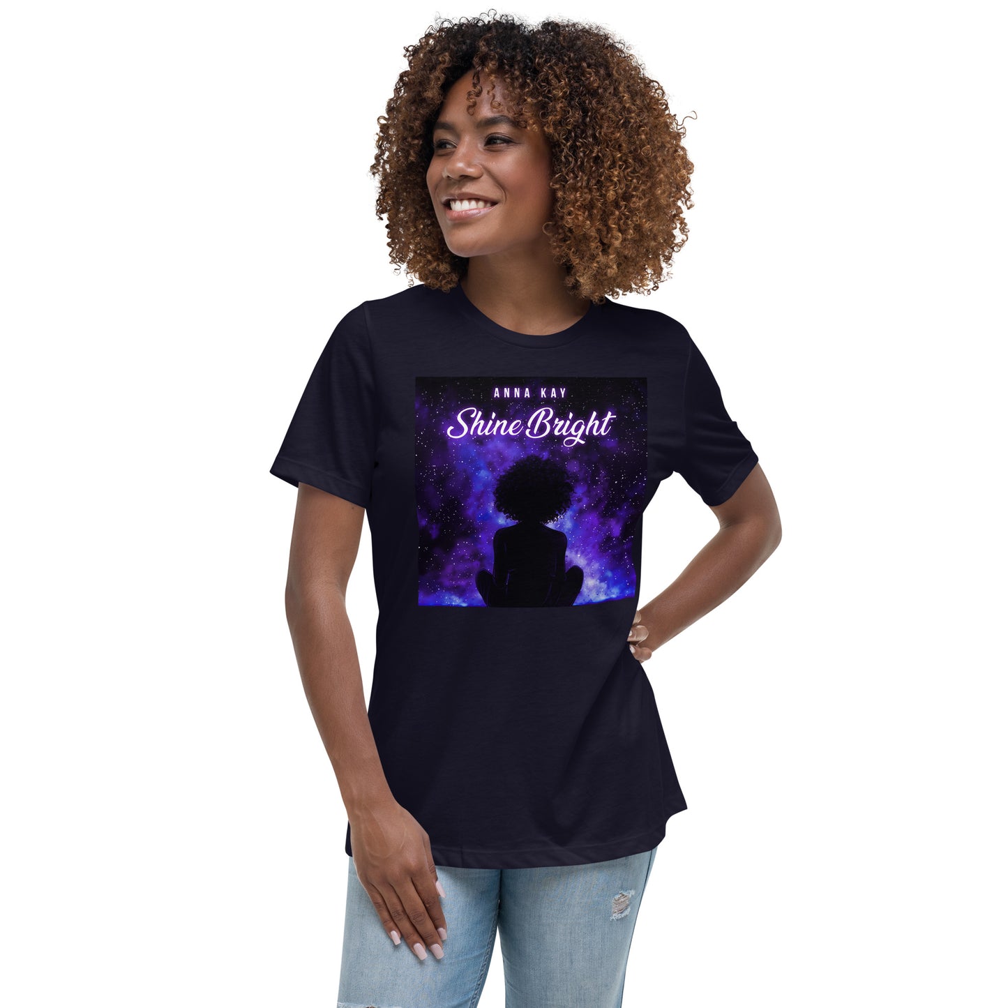 Women's Relaxed T-Shirt: Shine Bright