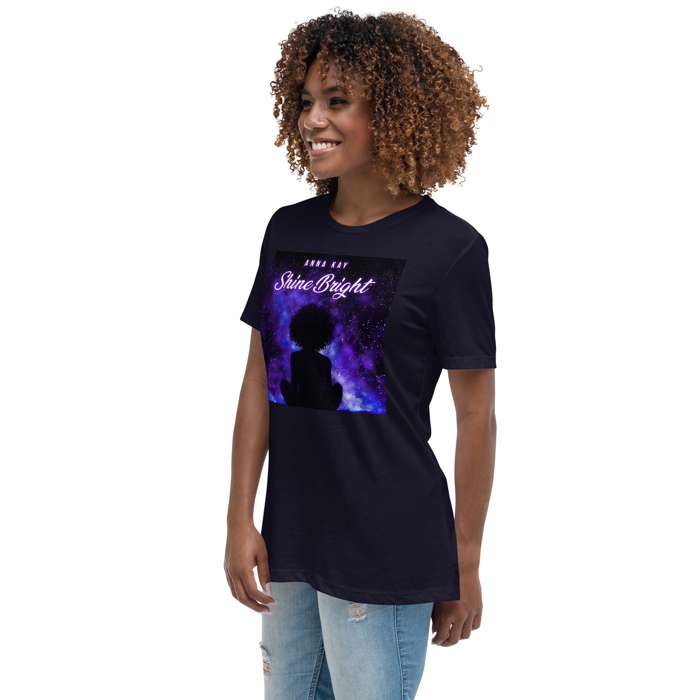 Women's Relaxed T-Shirt: Shine Bright