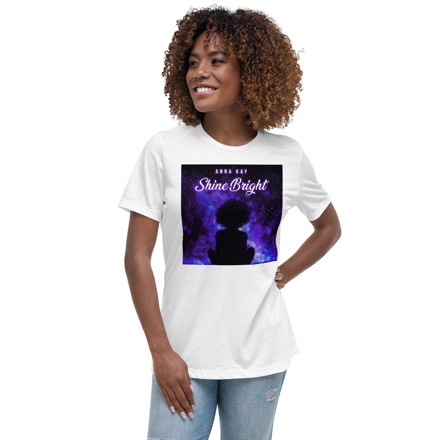 Women's Relaxed T-Shirt: Shine Bright