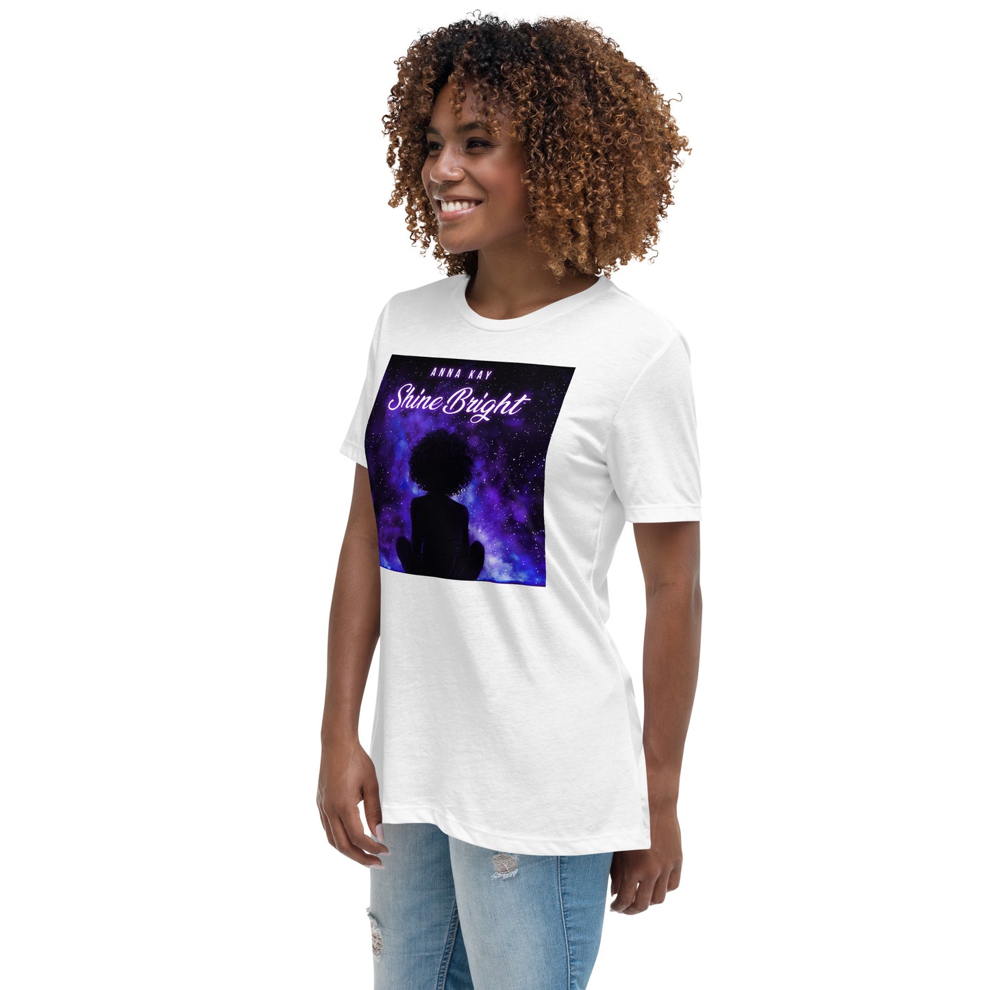 Women's Relaxed T-Shirt: Shine Bright