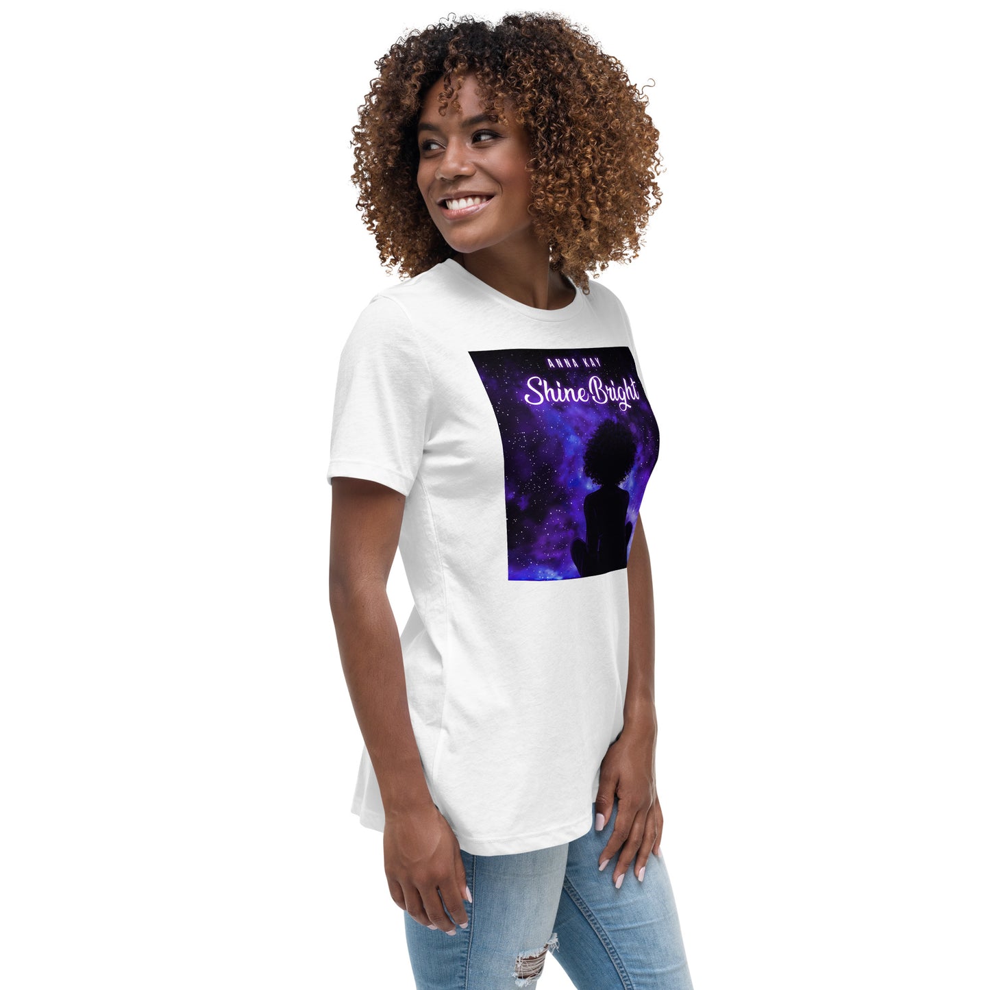 Women's Relaxed T-Shirt: Shine Bright