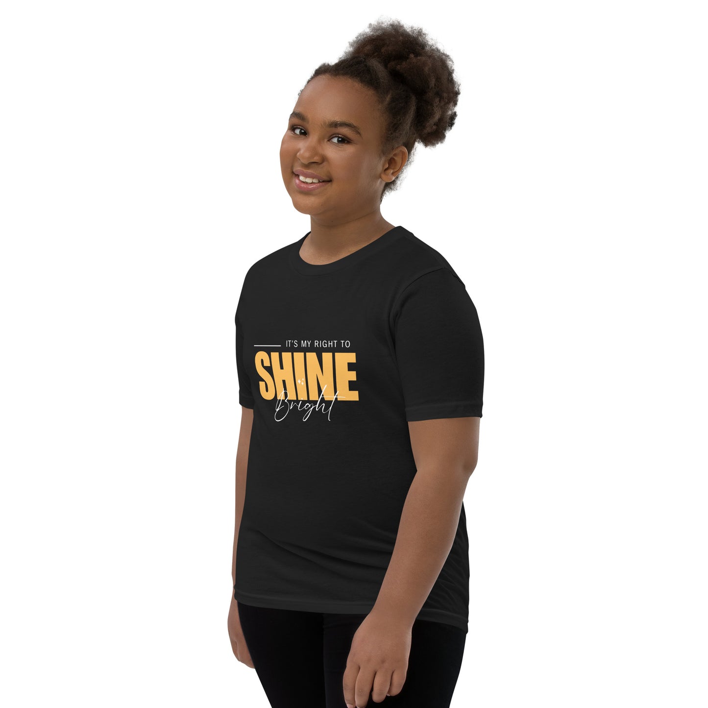 Youth Short Sleeve T-Shirt: It's My Right To Shine Bright